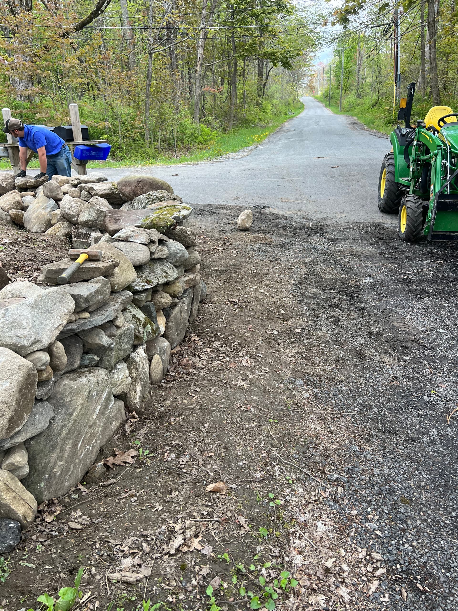 Gallery photos for Fieldstone Wall Build in Progress - Here's Where We're At: Image #4