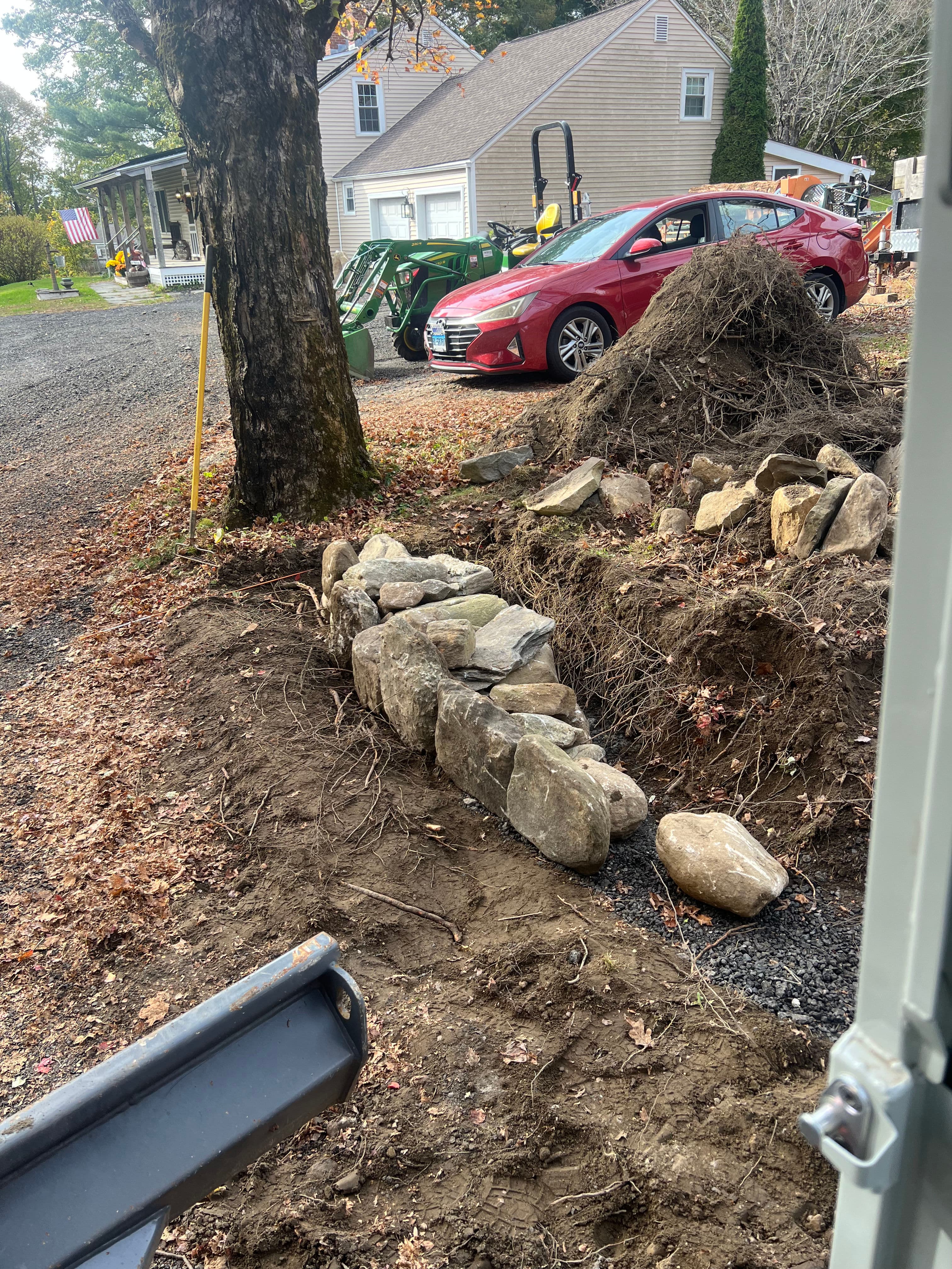 Project Fieldstone Wall Build in Progress - Here's Where We're At image