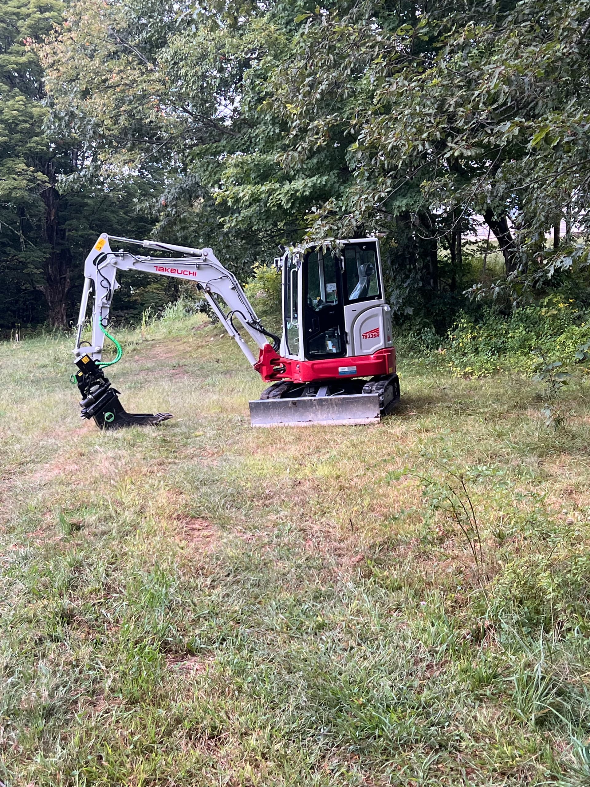 Gallery photos for Lawn Expansion with Light Excavation and Hydroseeding: Image #2