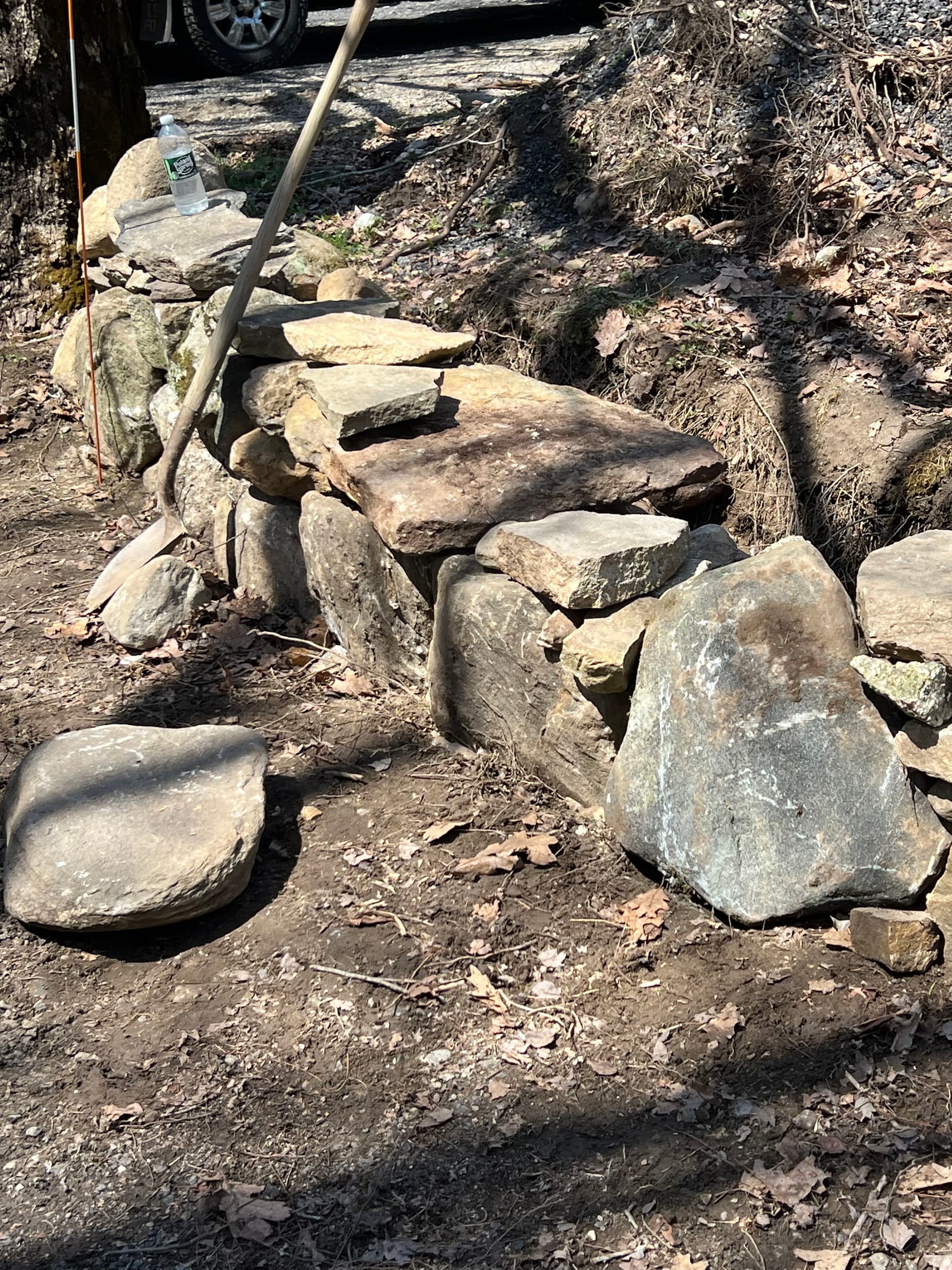 Gallery photos for Field Stone Wall Build in Progress - One Stone at a Time: Image #3